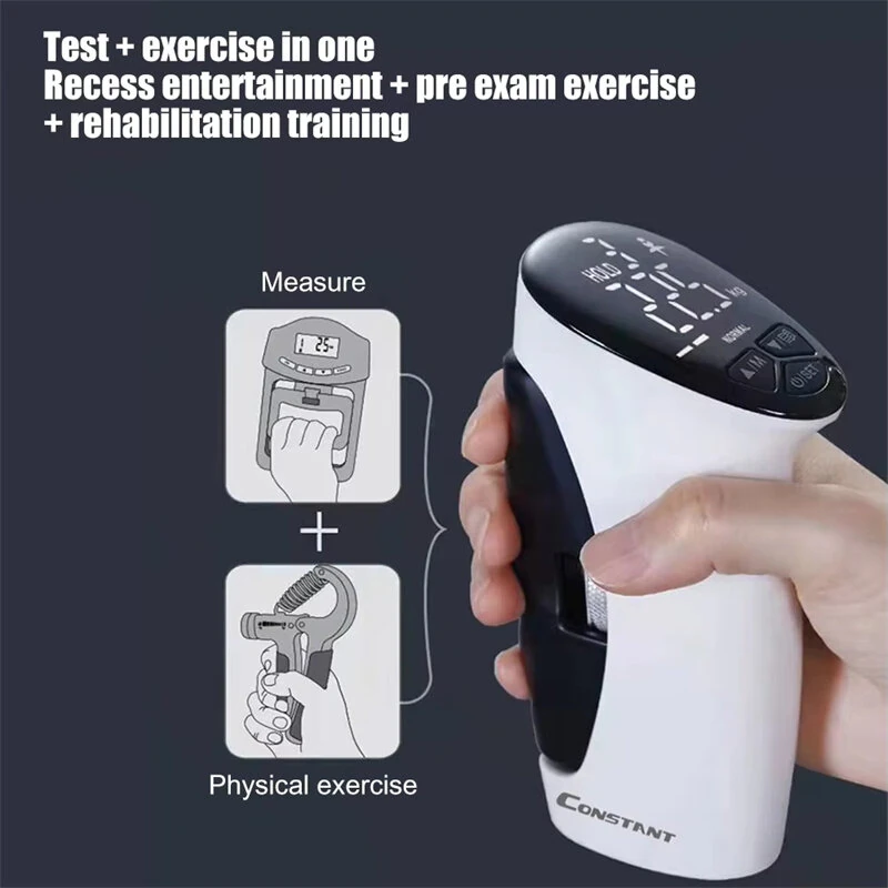 (image for) KALOAD Dynamometer Hand Grips Electronic Grip Strengthener LED Display Intelligent Electronic Grip Meter